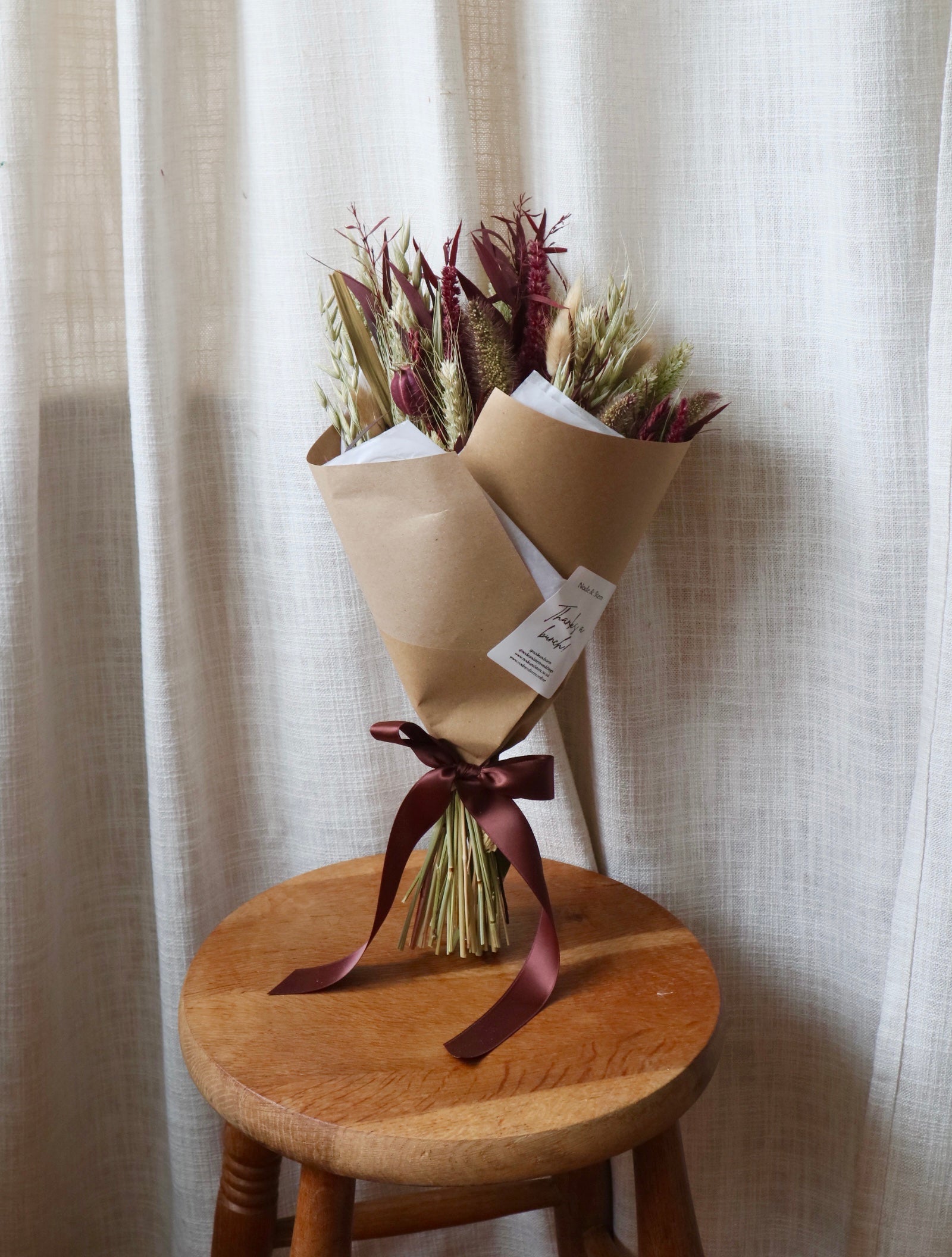 October | Autumn Dried Flower Bouquet