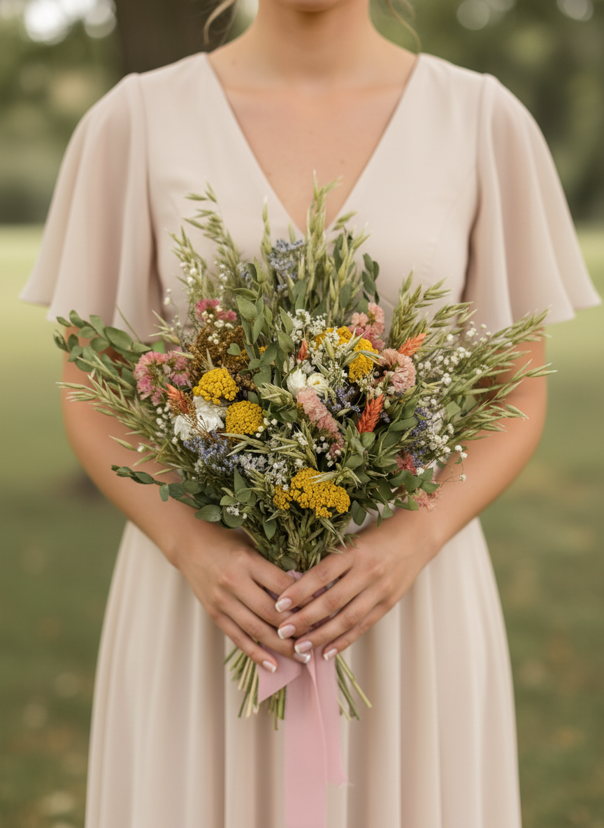 Lydia Spring Dried Flower Bouquet