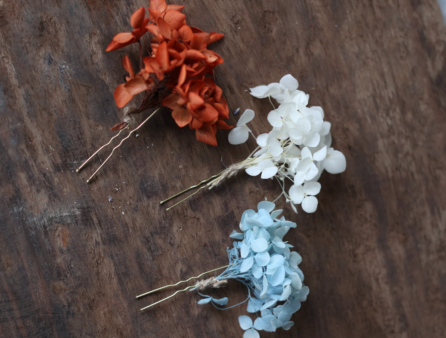 Dried Flower Hair Pins