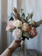 Grace blush Pink & Pampas Wedding Bouquet