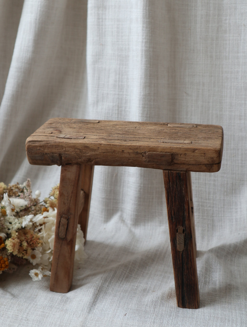Rustic Antique Small Stool