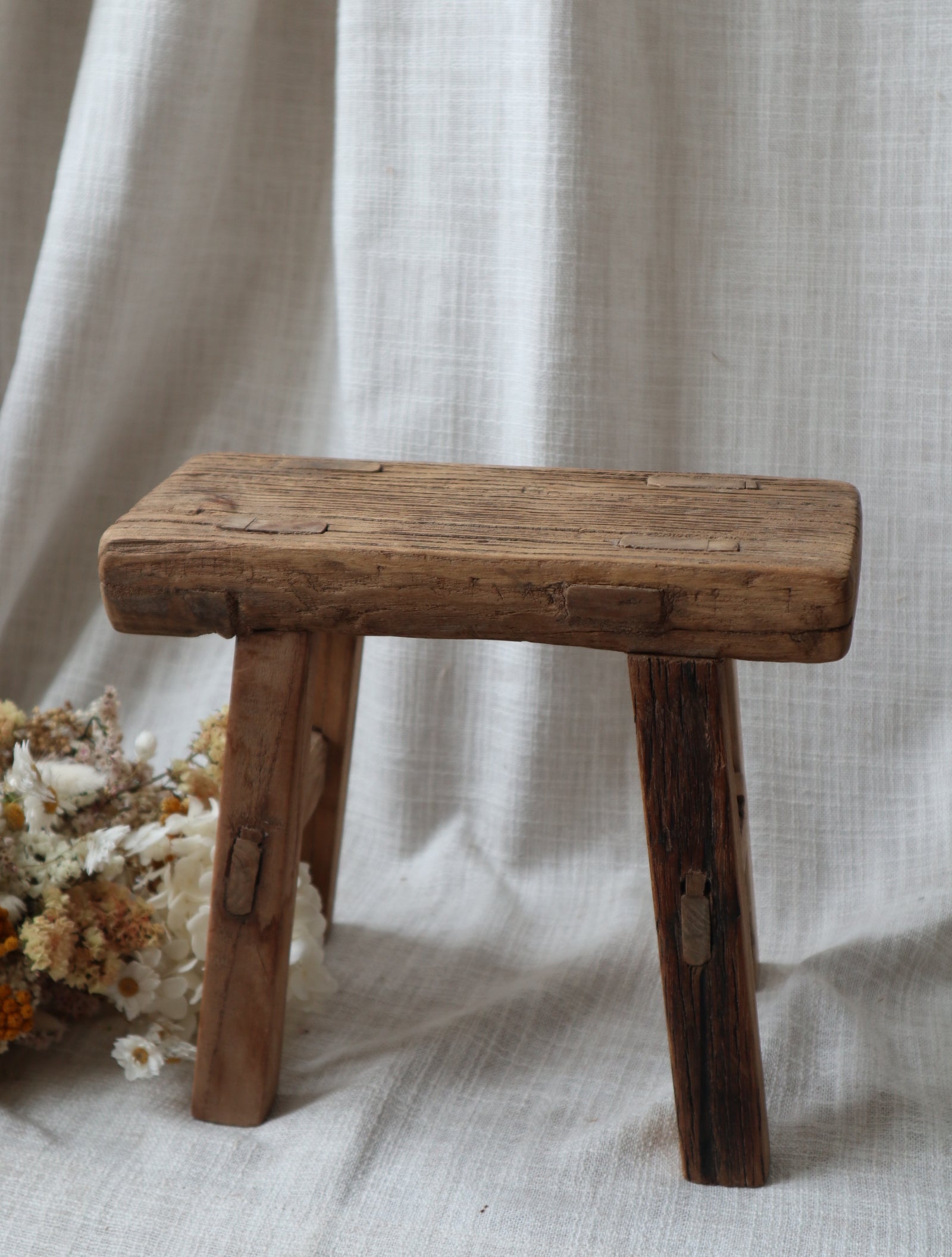 Rustic Antique Small Stool