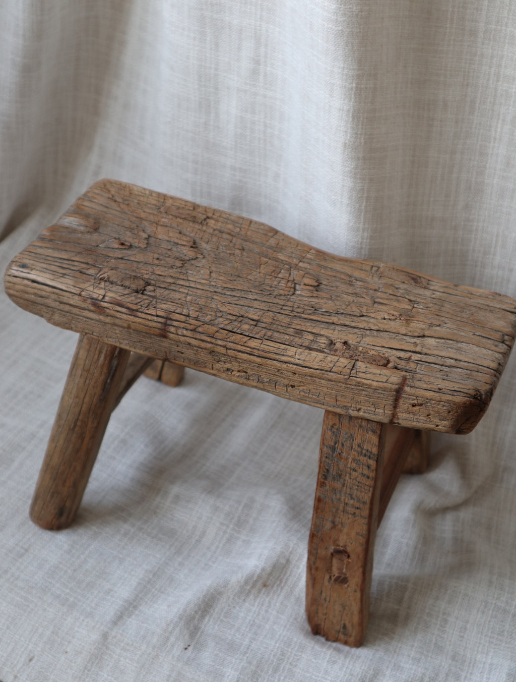 Rustic Antique Small Stool