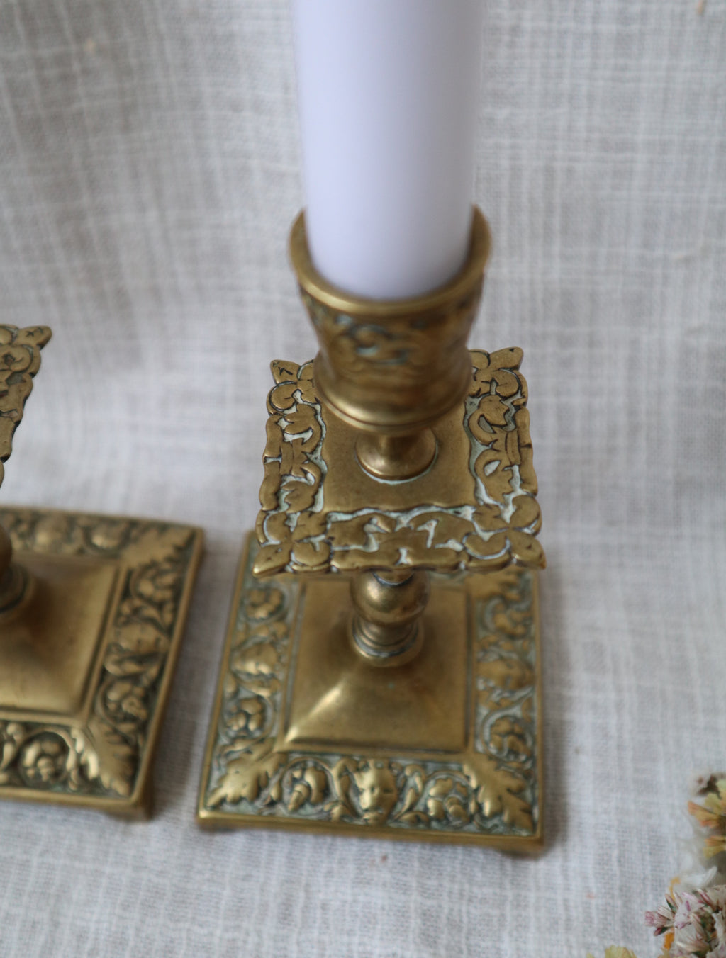 Pair of Brass Candlesticks