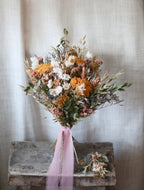 Spring dried flower bouquet
