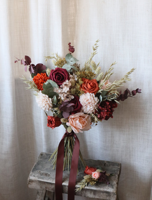 Matilda Dried Wedding Flower Bouquet