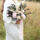 Chloe | Pink, Green & White Dried Flower Bouquet