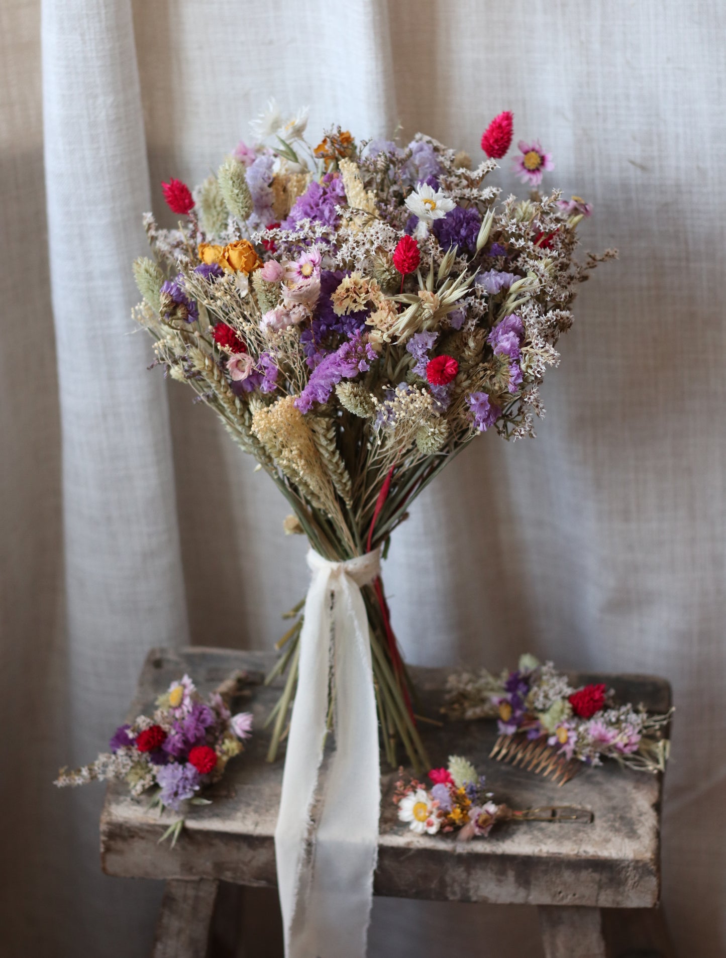 Cottage Garden Dried Flower Comb