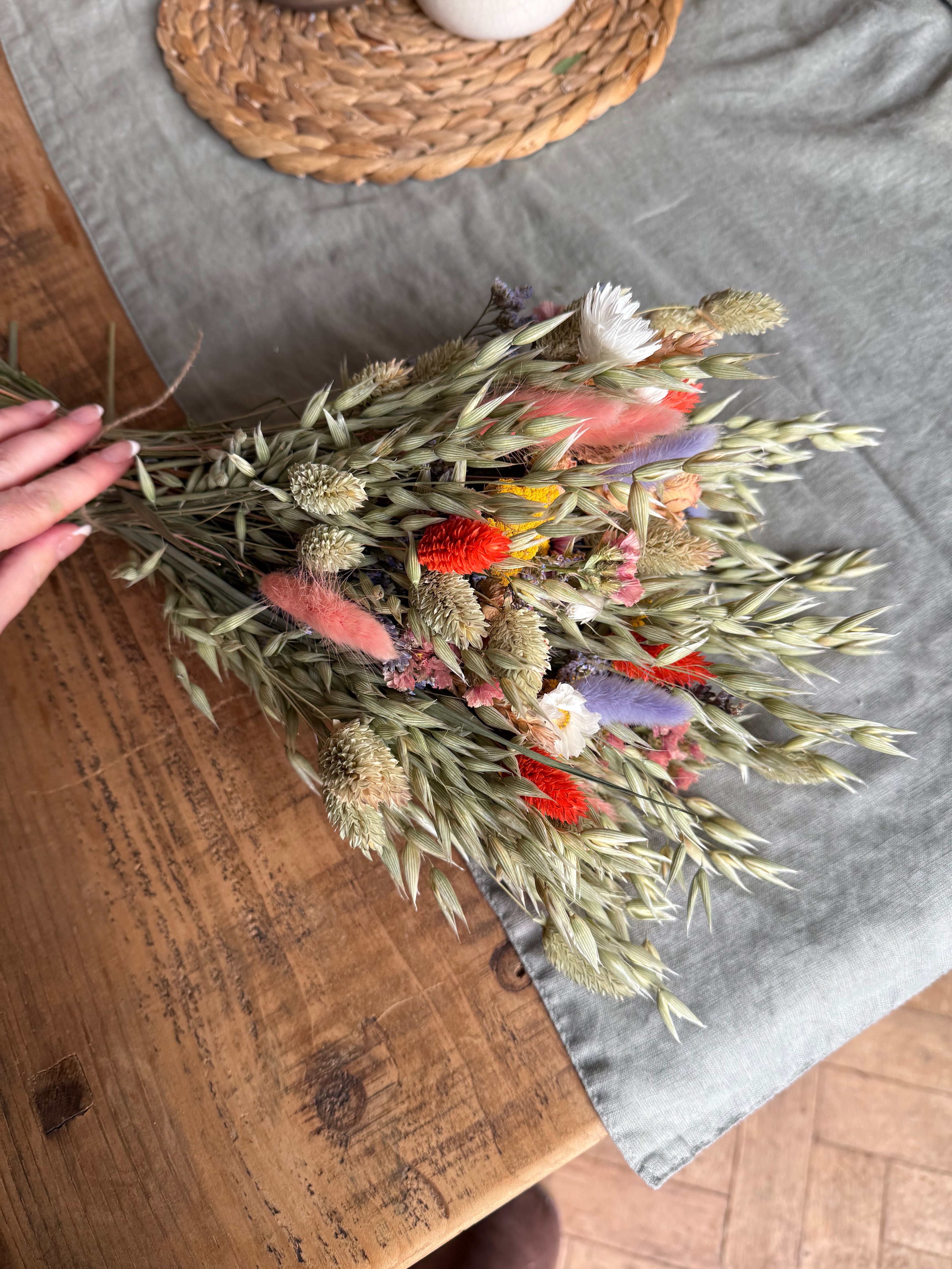 Nina Pastel Dried Flower Bouquet