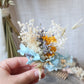 Lottie Blue, White & Yellow Bridal Bouquet