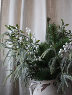 Elsa Frosted Berry Snow Pine Bouquet