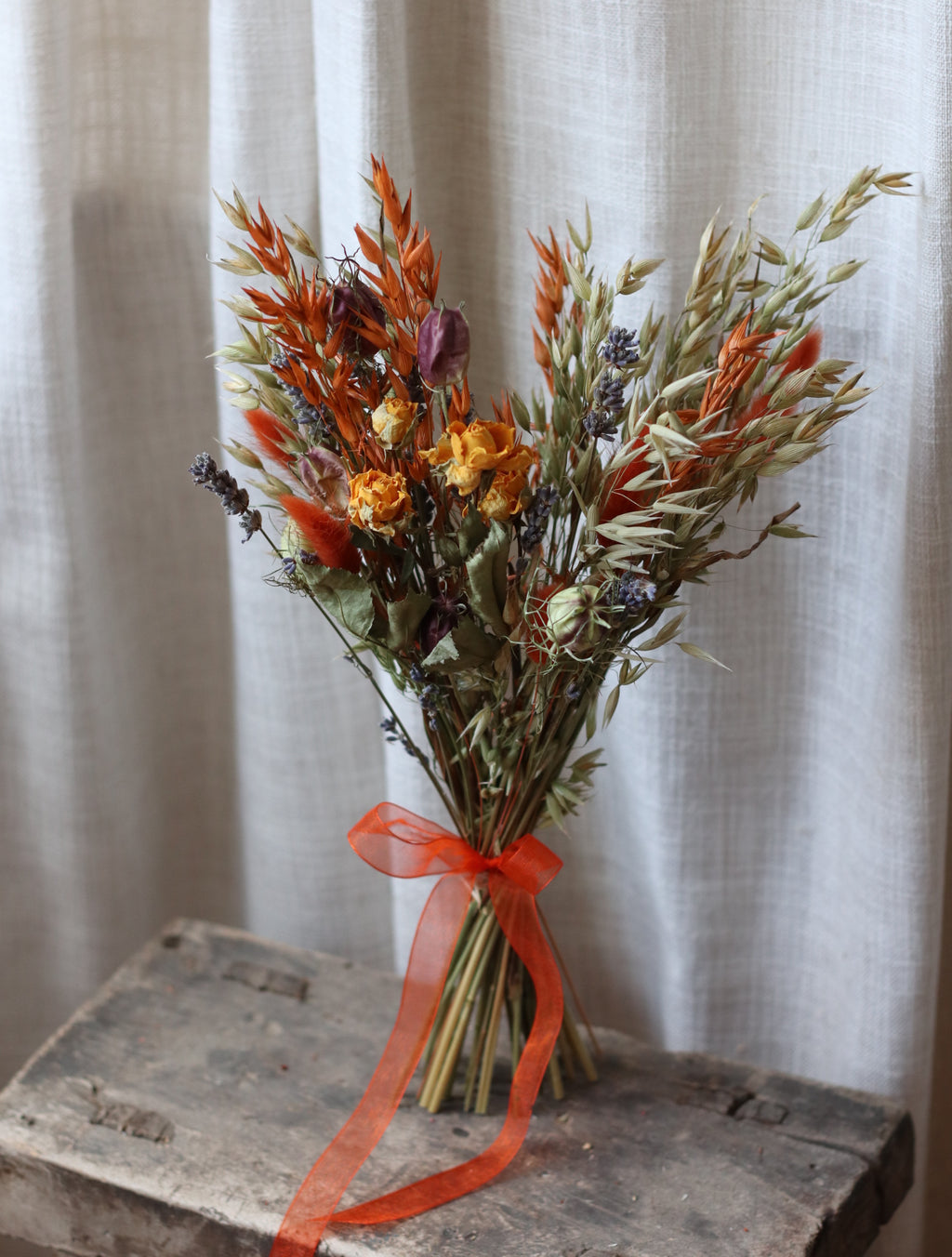 Cleo Small Autumn Dried Flower Bouquet