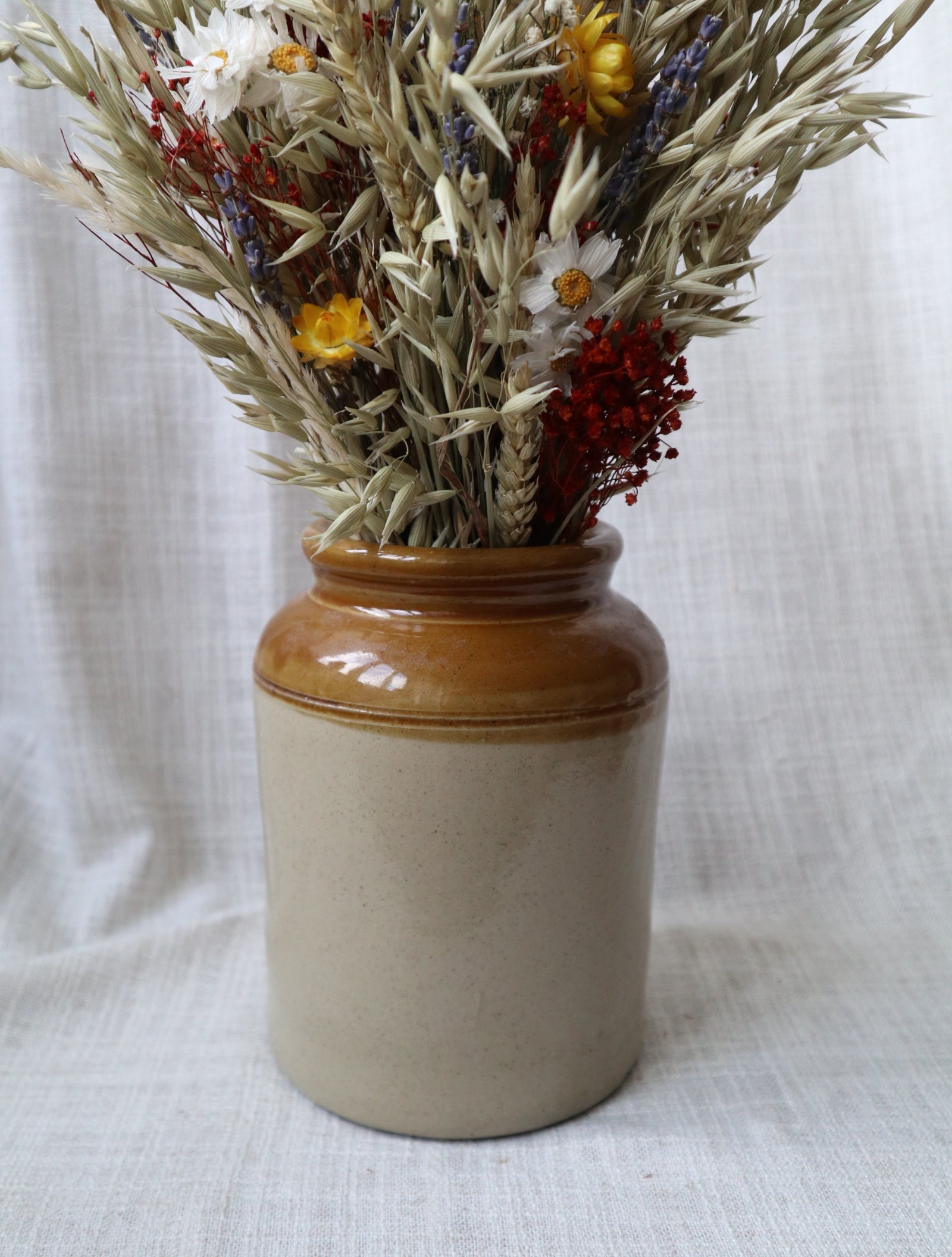 Vintage Stoneware Large Storage Jar