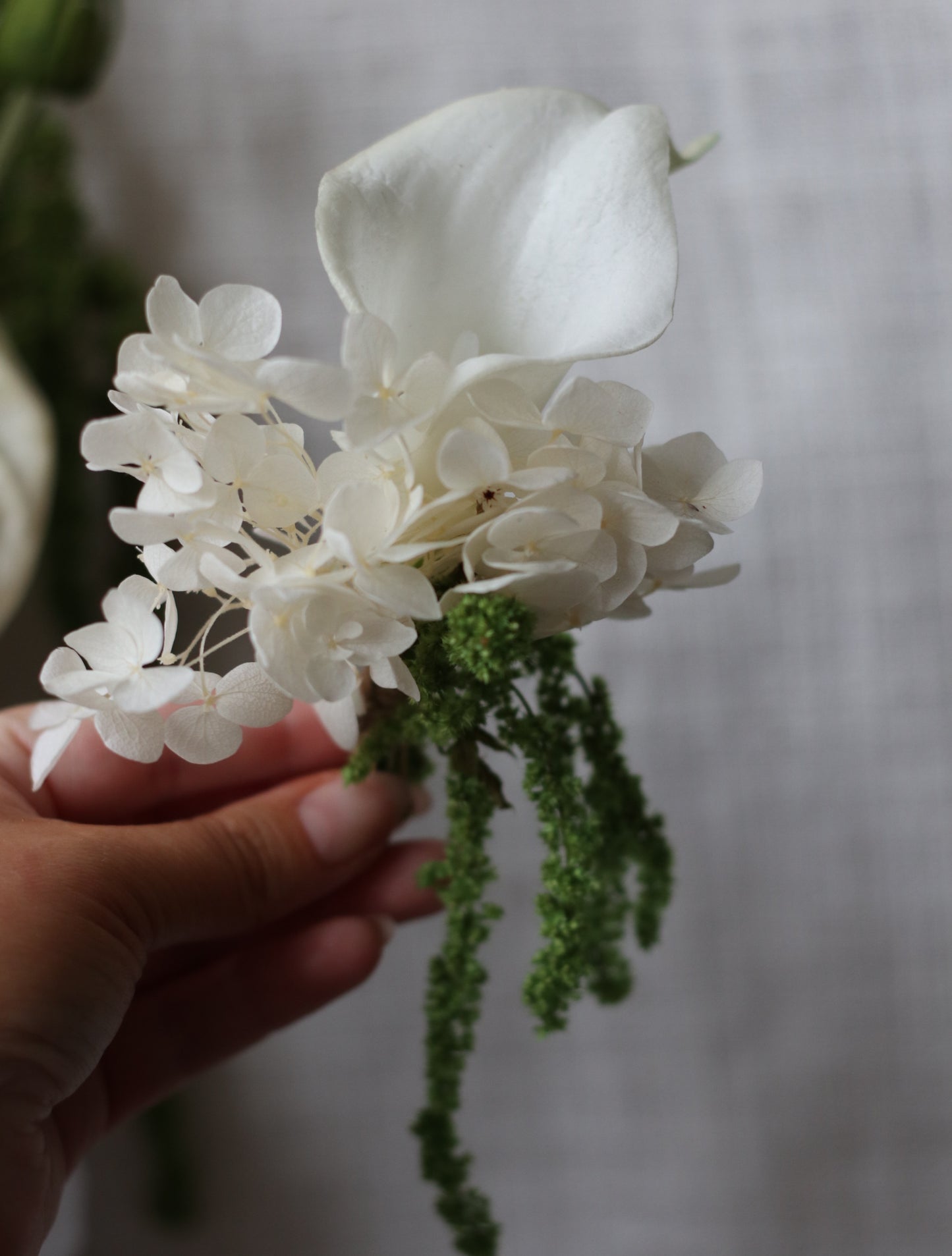 Calla | White & Green Artificial Flower Bouquet
