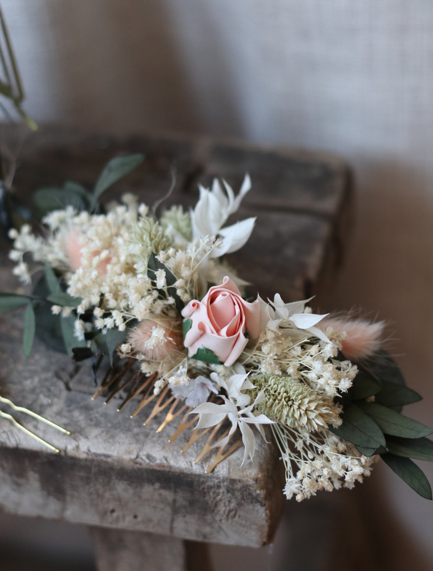 Chloe Dried Flower Comb