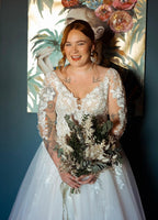 Holly Dried Flower Arrangement