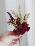Raven Burgundy Artificial & Preserved Rose bouquet