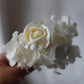 Ffion | White Rose & Hydrangea Bridal Bouquet