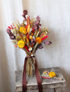 Amber Autumn Dried Flower Bouquet