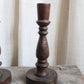 Antique Wooden Candlestick