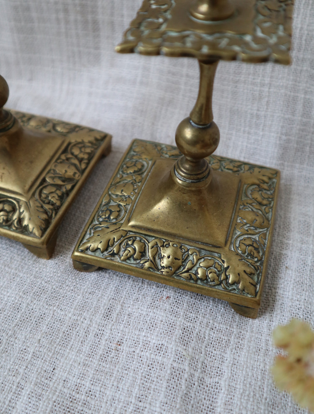 Pair of Brass Candlesticks