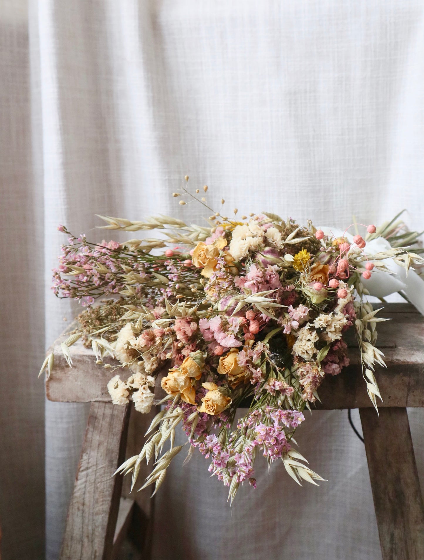 Primrose | Spring Pastel Dried Flower Bouquet