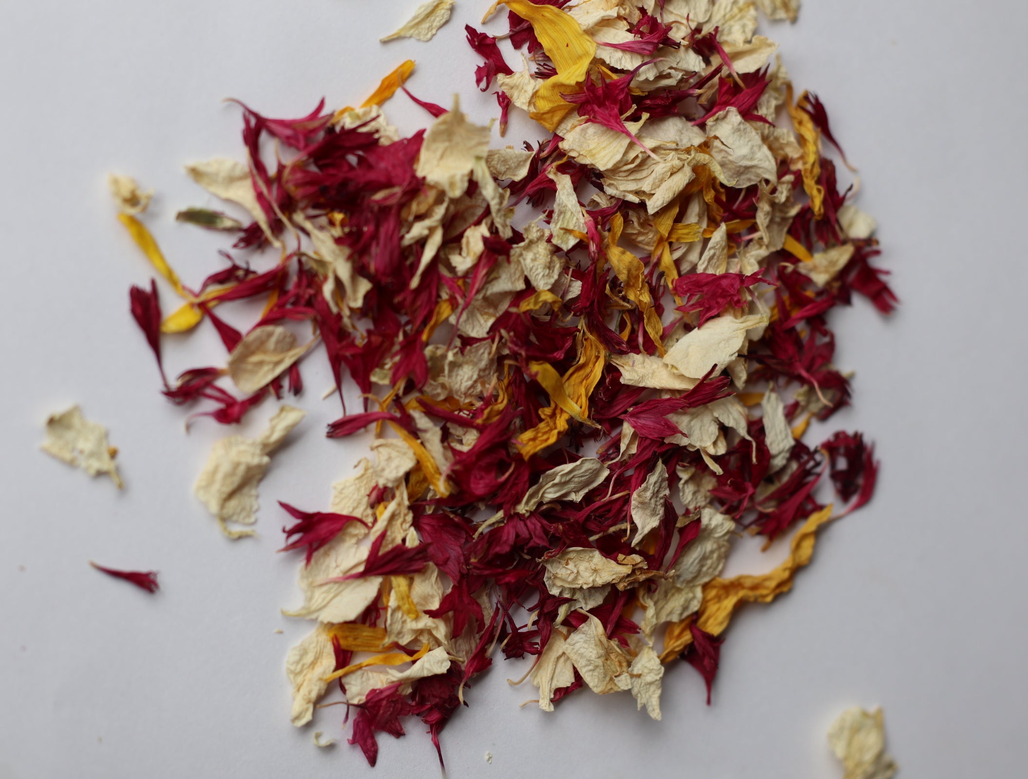 Autumn Dried Flower Confetti Bags