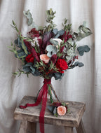 Vivienne Burgundy Preserved Bridal Bouquet