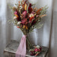 Enid Rustic Dried Flower Wedding Bouquet