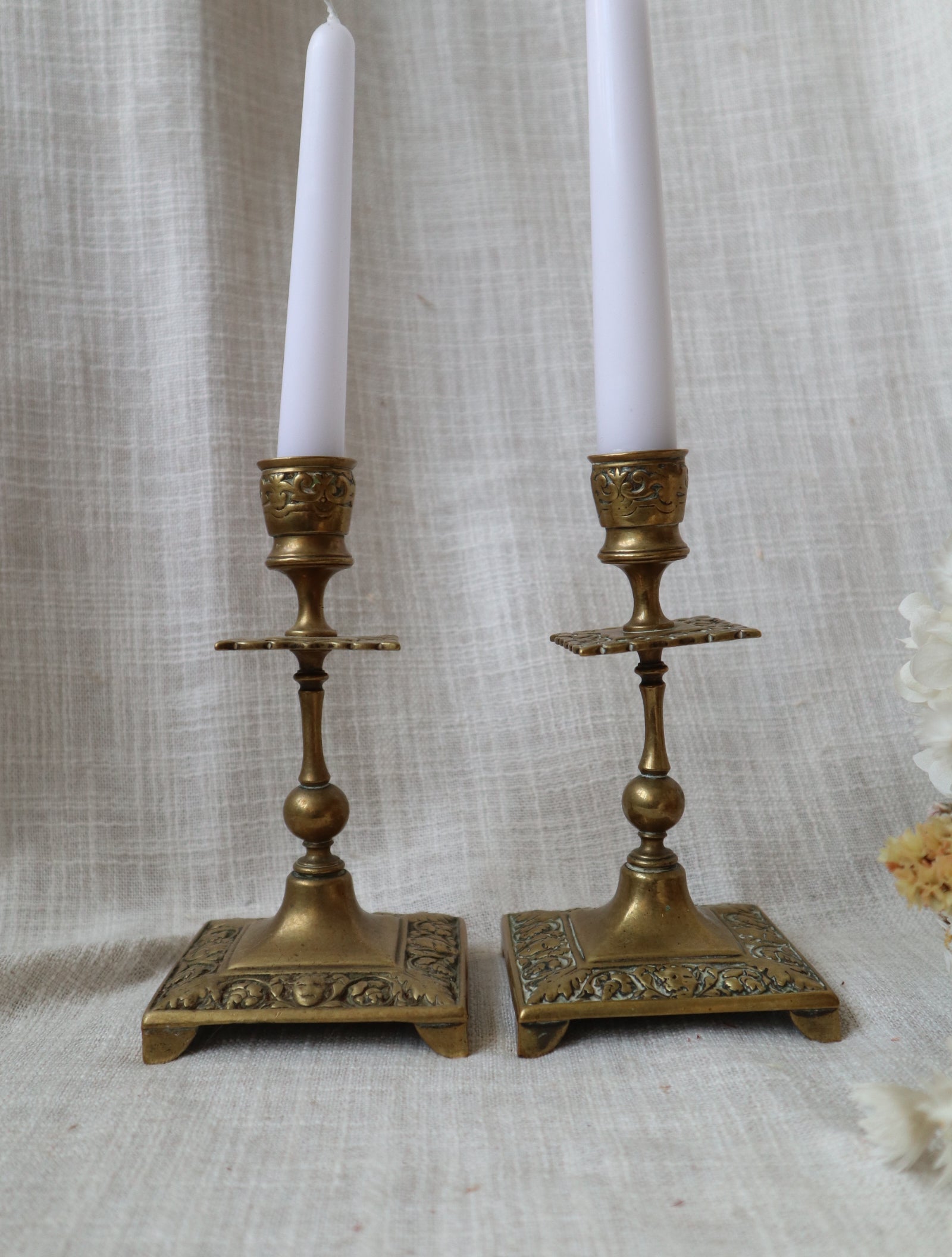 Pair of Brass Candlesticks