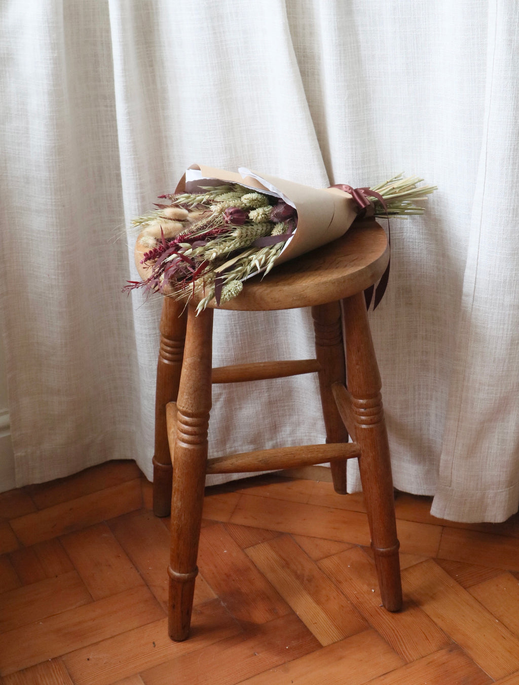 October | Autumn Dried Flower Bouquet