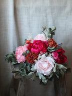 Cora Bright Pink & Orange Bridal Bouquet