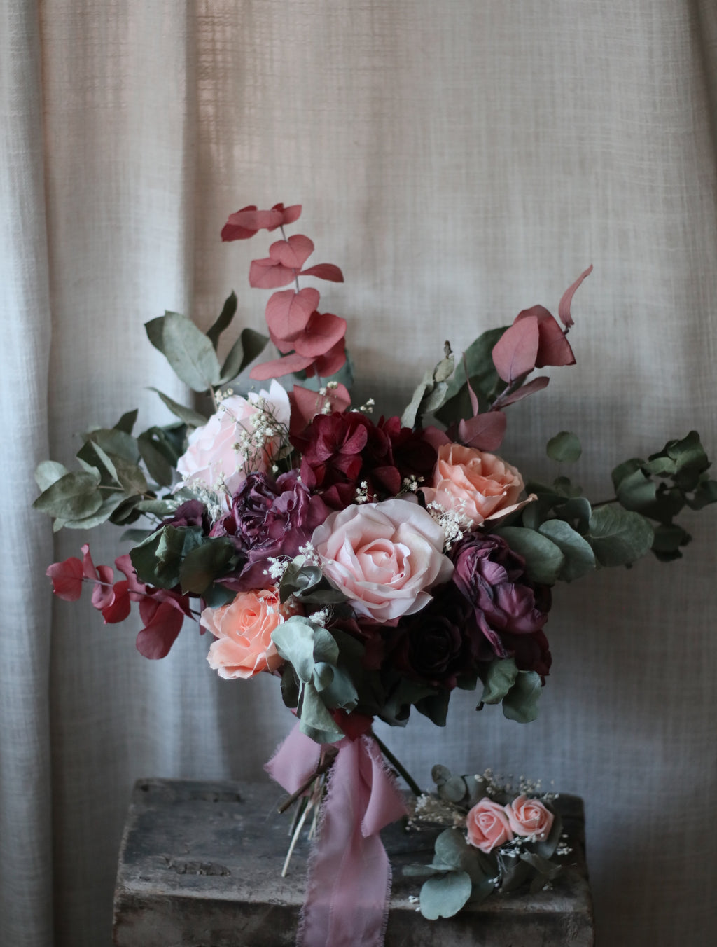 Adelaide Vintage Dried Wedding Flower Bouquet