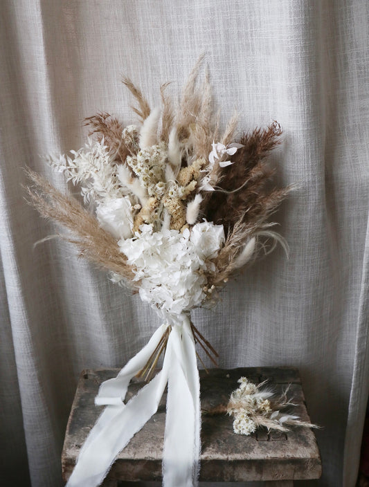 Bonnie | Neutral Luxury Dried Flower Bouquet