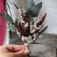 Ruby | Dark Burgundy, Green & Blush Wedding Bouquet