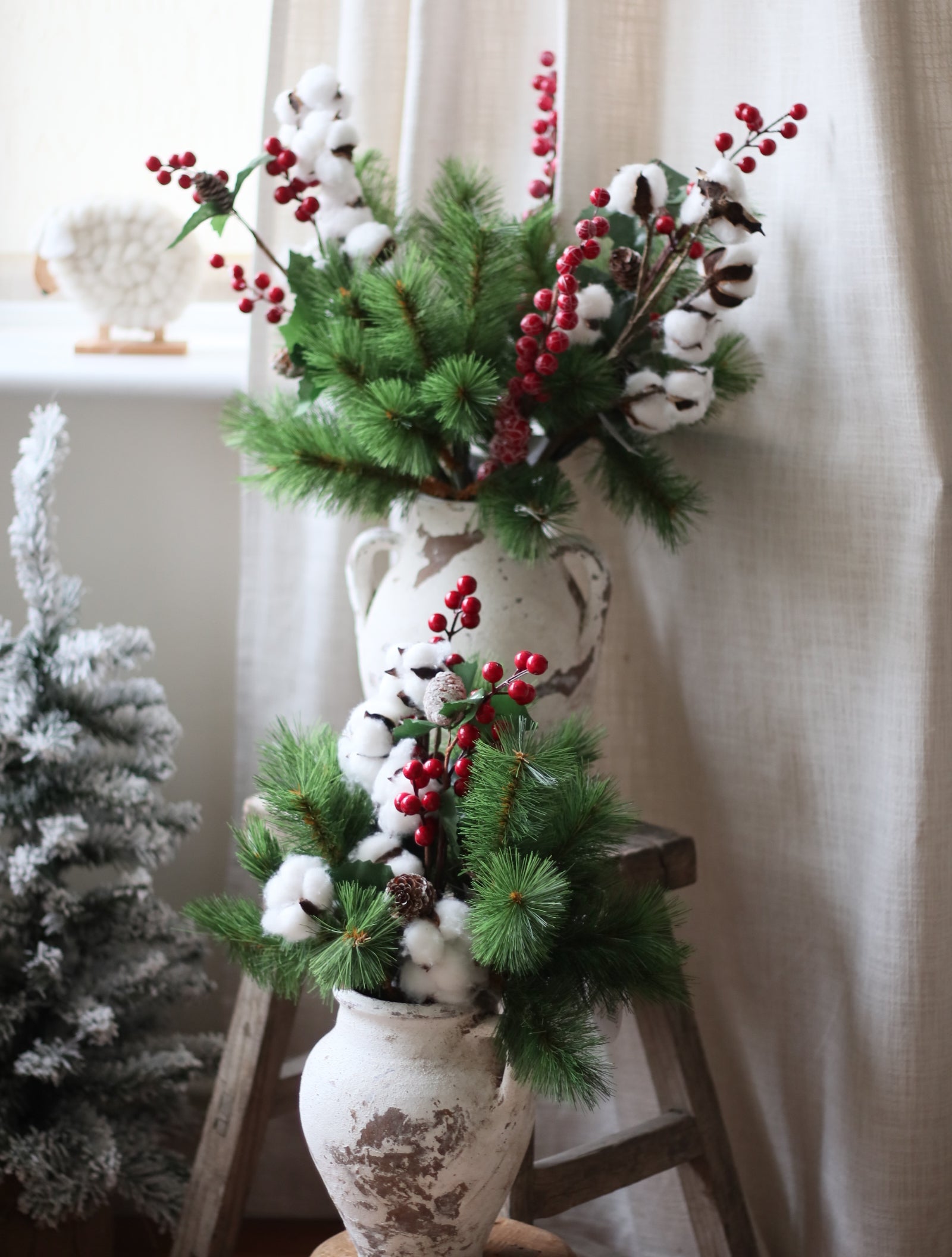 Carol Red Berry Artificial Bouquet