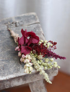 Raven Burgundy Artificial & Preserved Rose bouquet
