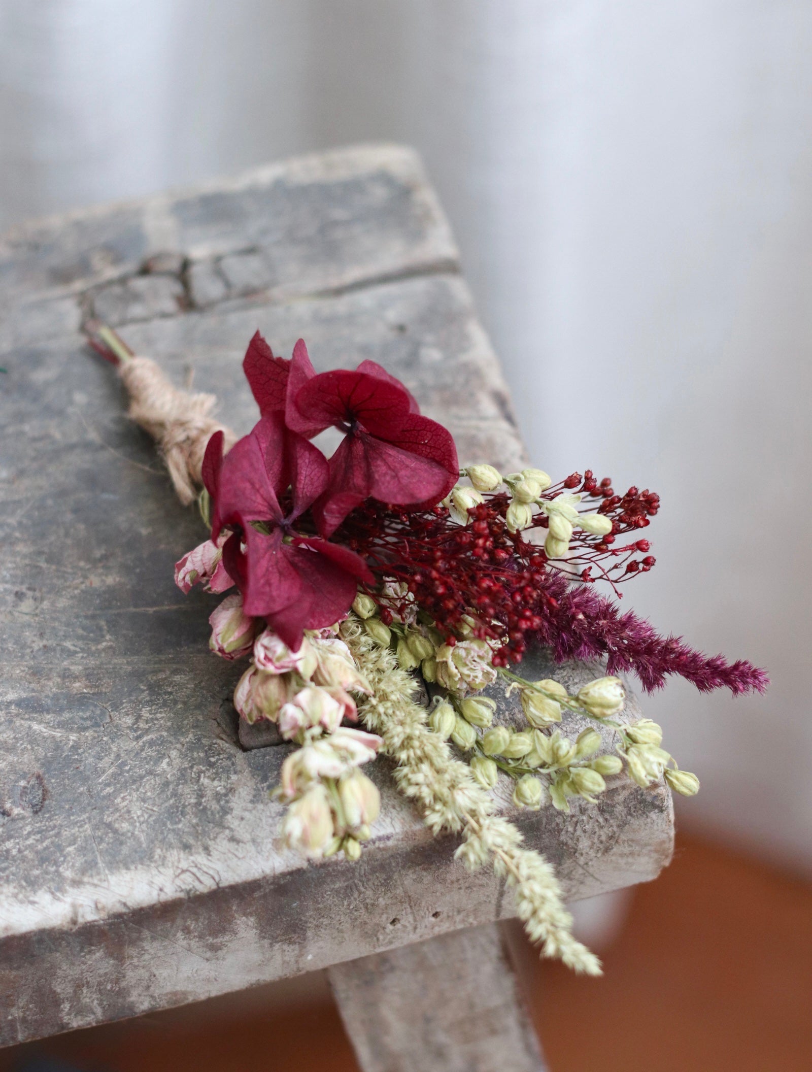 Raven Burgundy Artificial & Preserved Rose bouquet