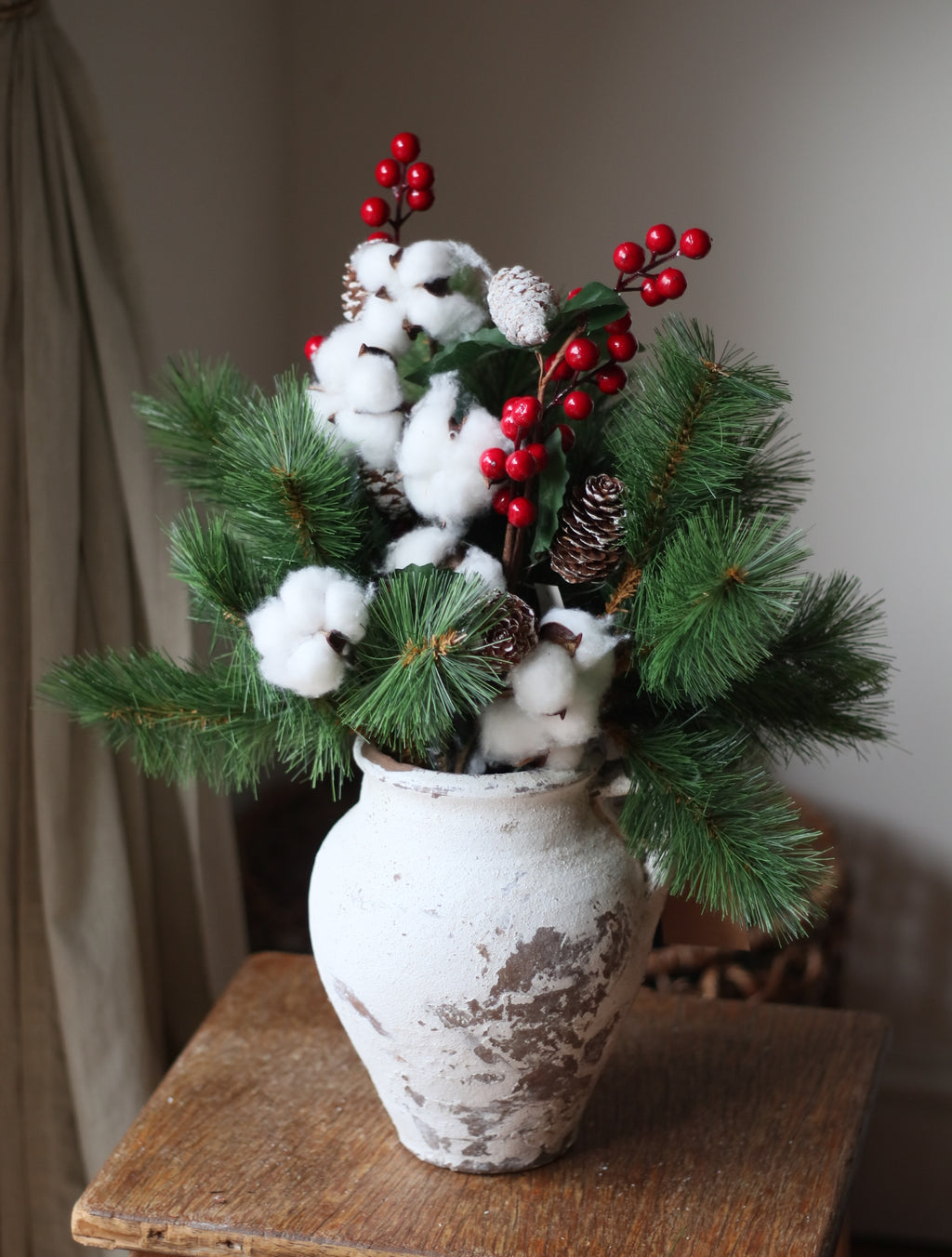 Carol Red Berry Artificial Bouquet