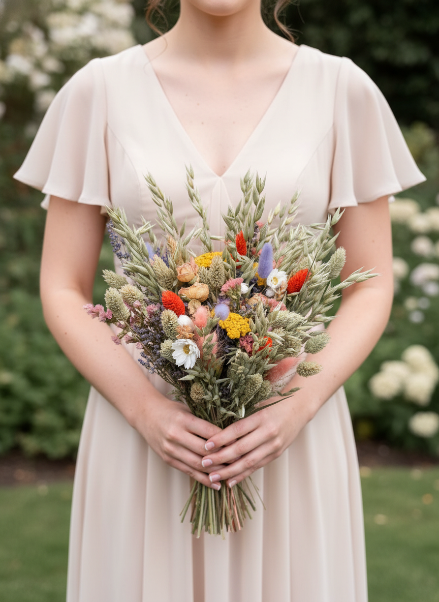 Nina Pastel Dried Flower Bouquet