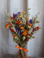 Goldie Colourful Autumn Dried Flower Bouquet
