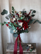 Imogen Burgundy Dried Flower Bouquet