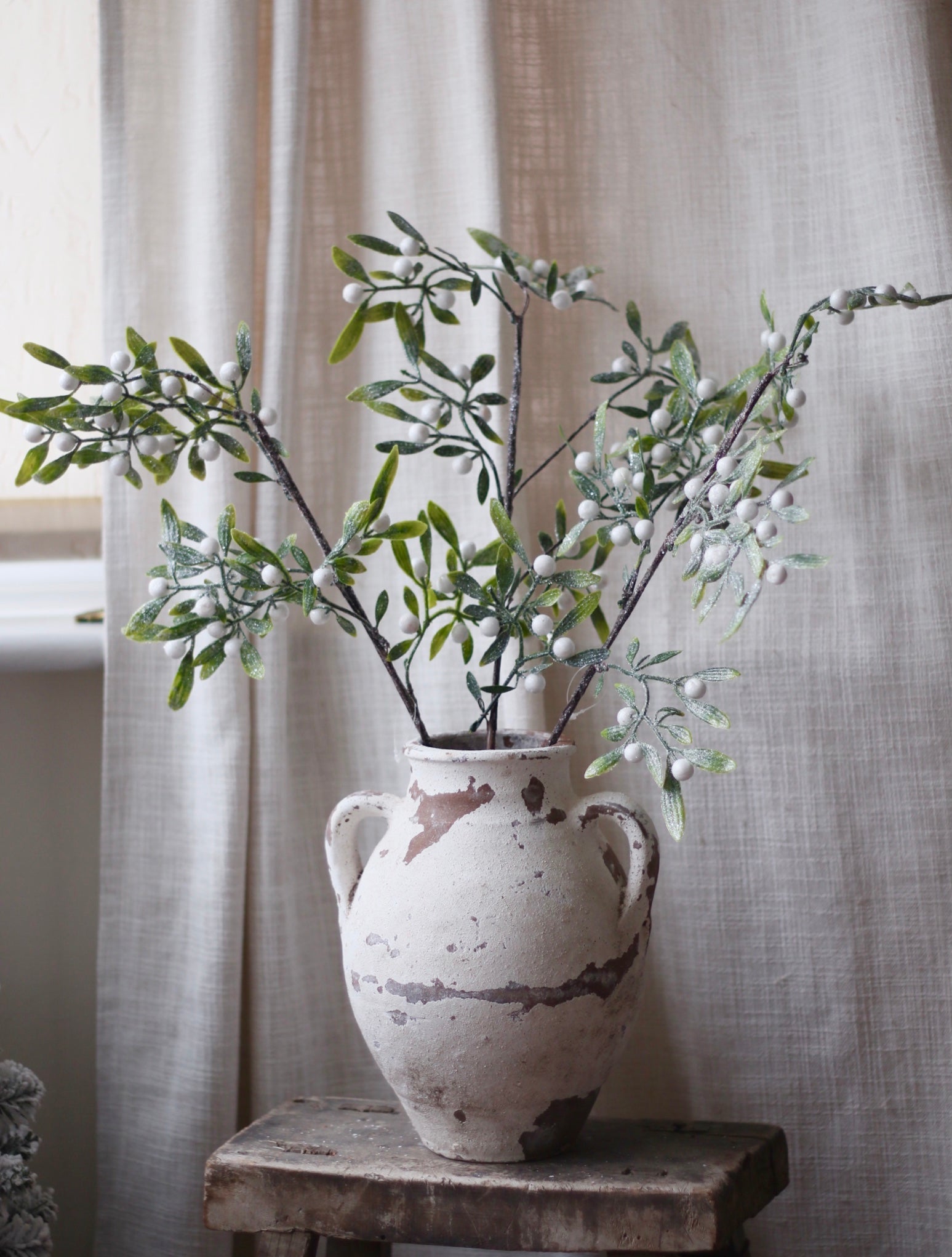 Artificial Mistletoe Branch