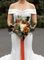 Faye Autumn Dried Wedding Bouquet