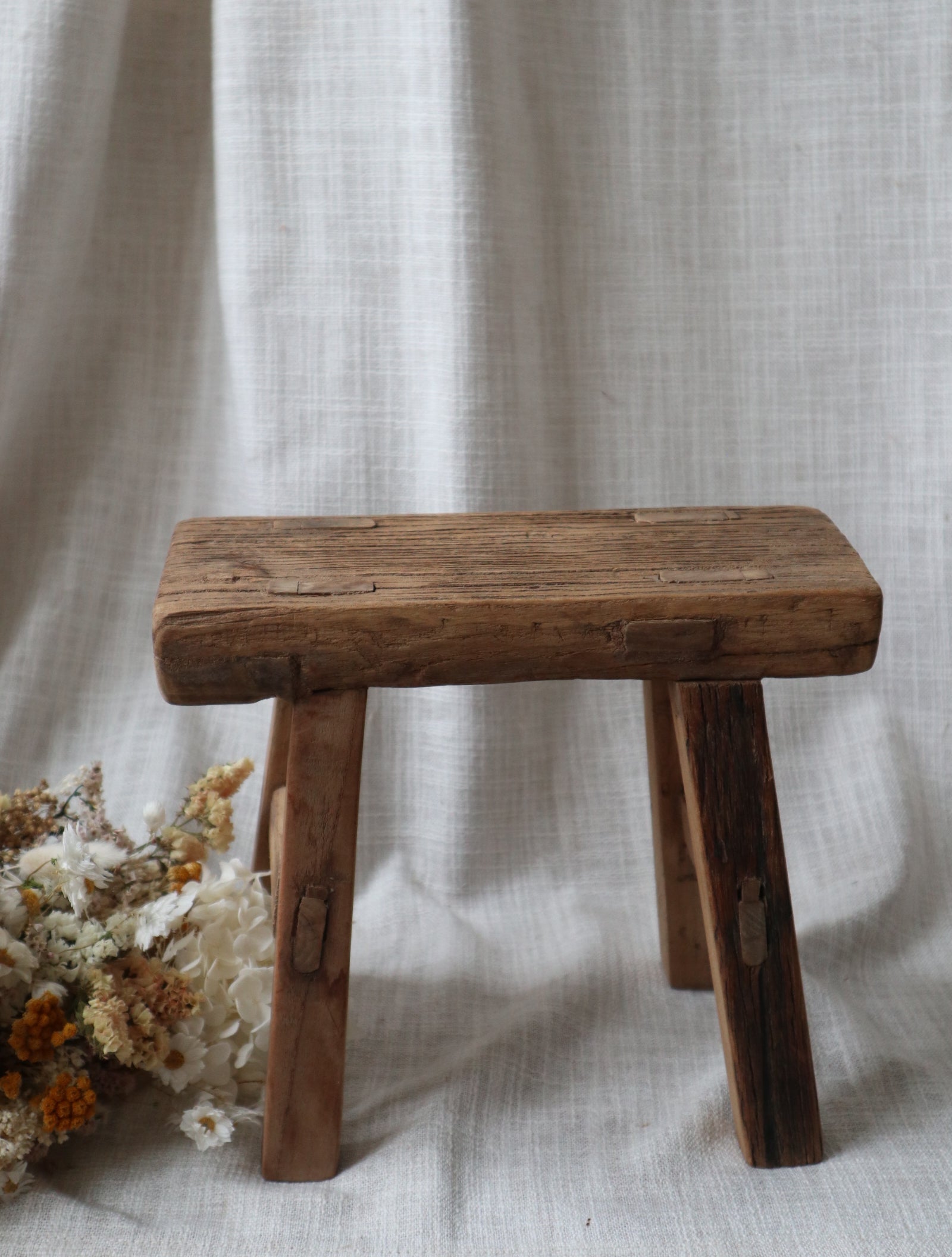 Rustic Antique Small Stool