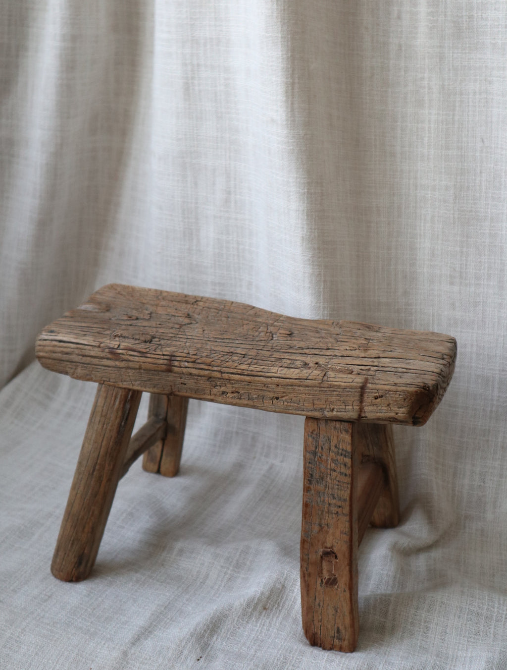 Rustic Antique Small Stool