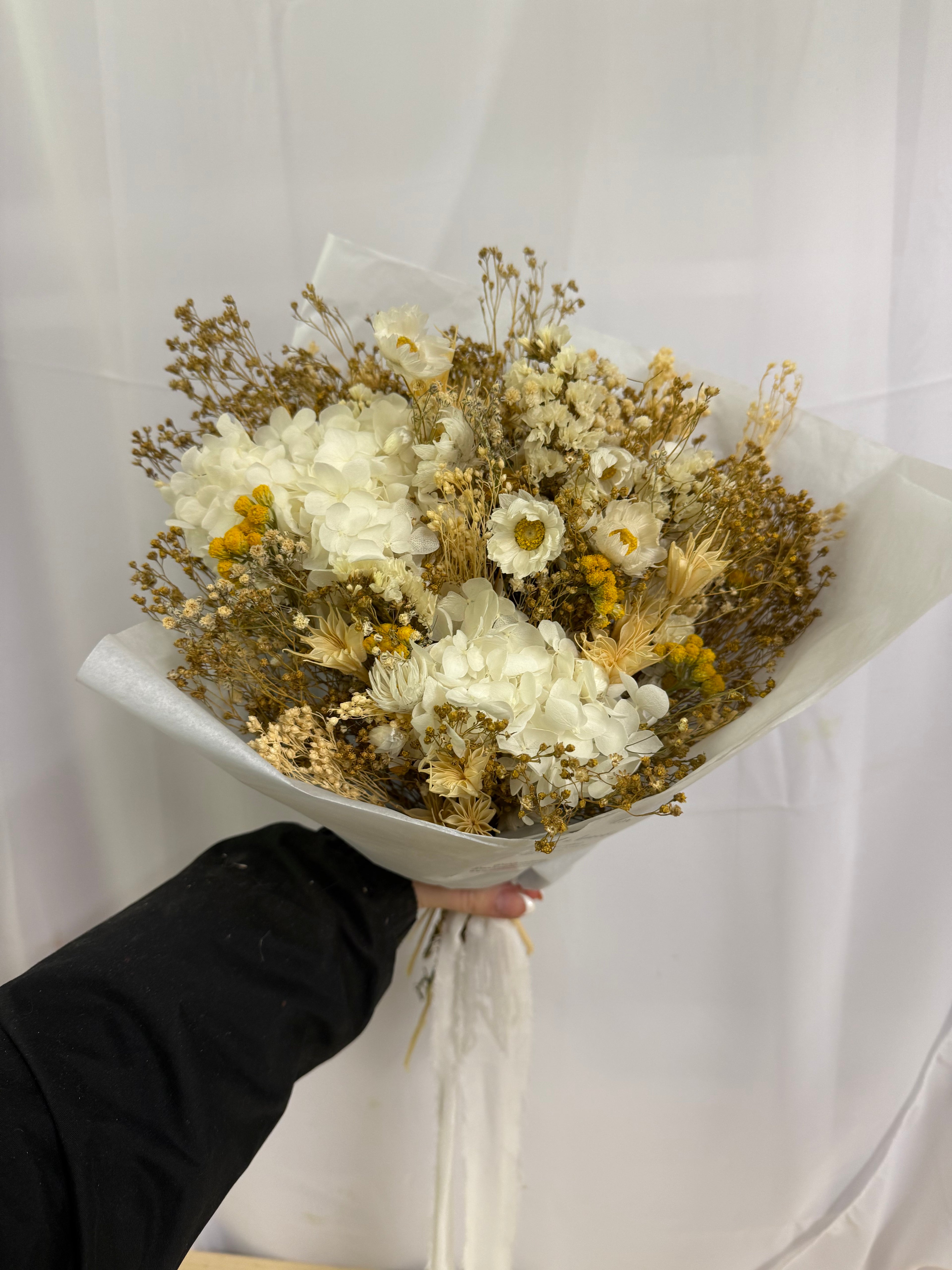 Buttercup Dried Flower Bouquet