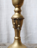 Pair of Antique Brass Gold Candlesticks