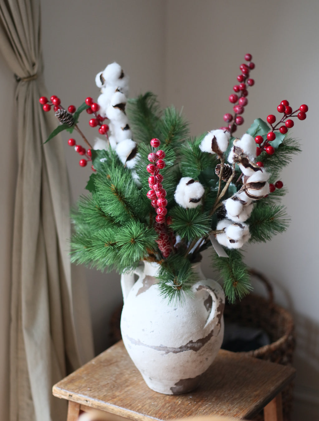 Carol Red Berry Artificial Bouquet