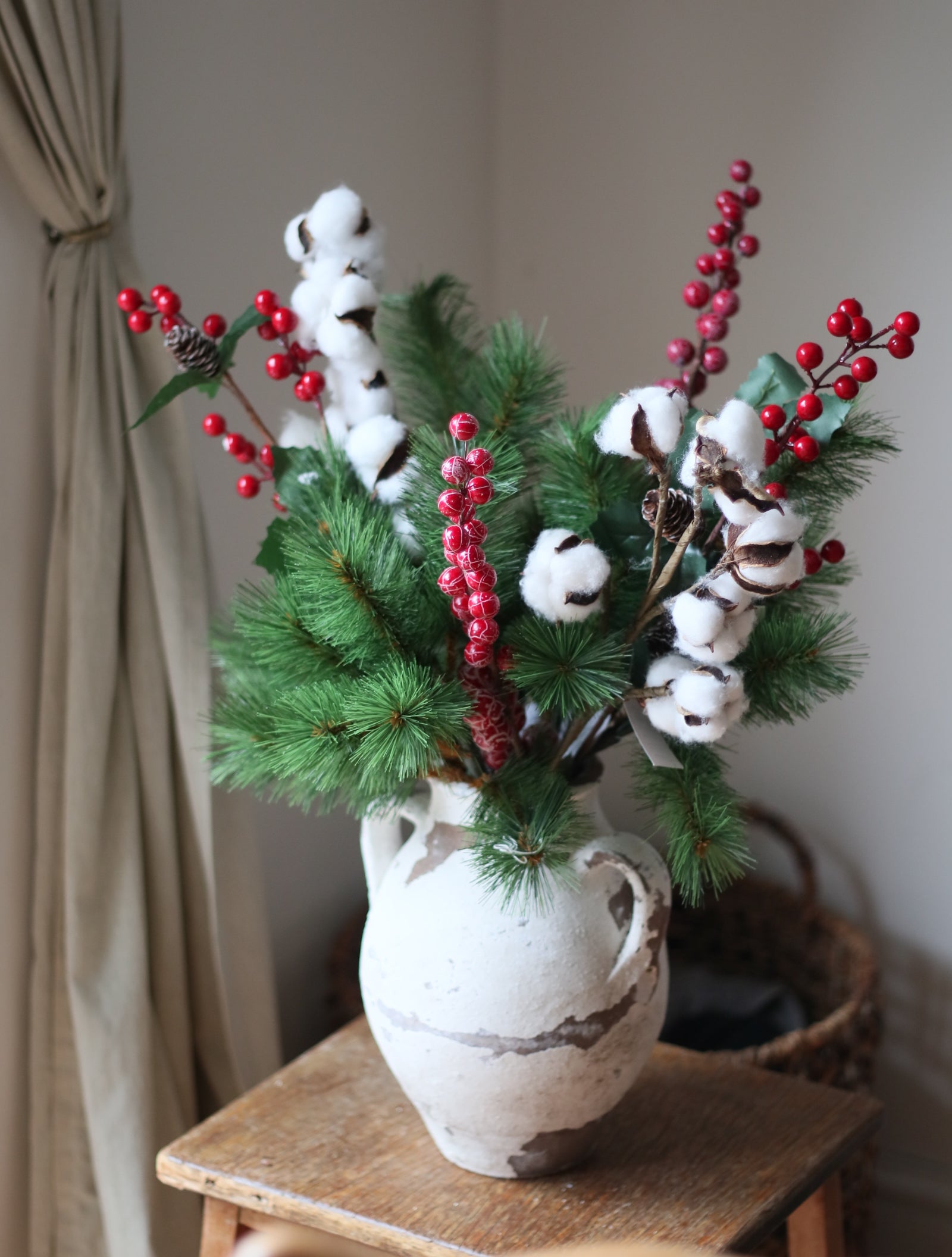 Carol Red Berry Artificial Bouquet